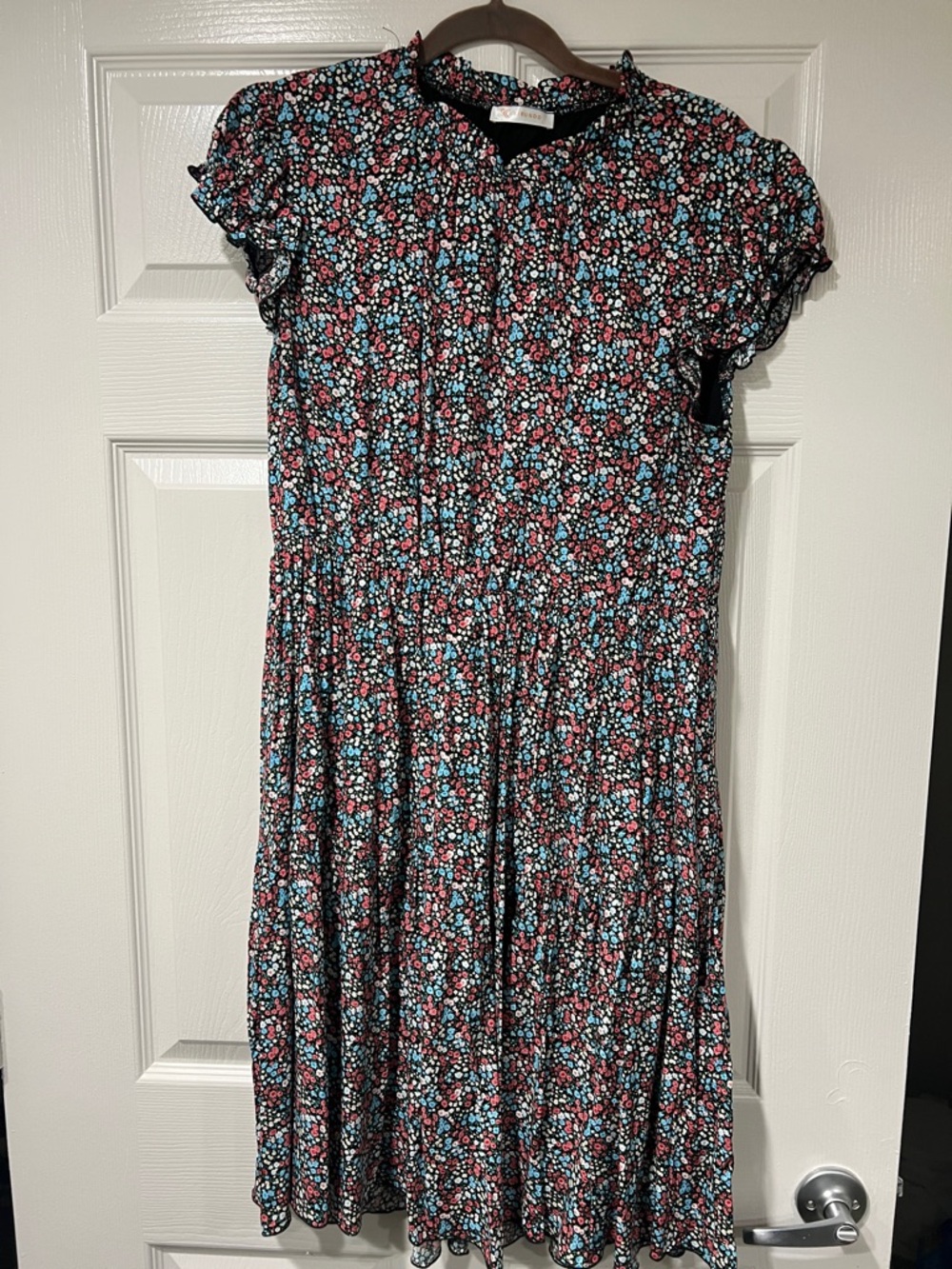 Floral Short-Sleeve Dress